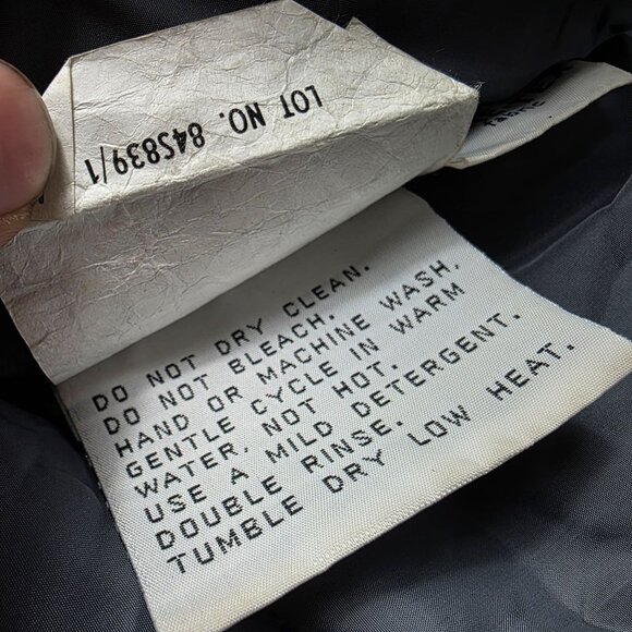 Eddie Bauer Gore Tex Mens XL Blue Goose Down Fill Hooded Winter Jacket Outdoors - Picture 6 of 10